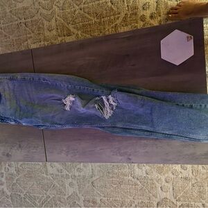 Distressed Blue Jeans Good American